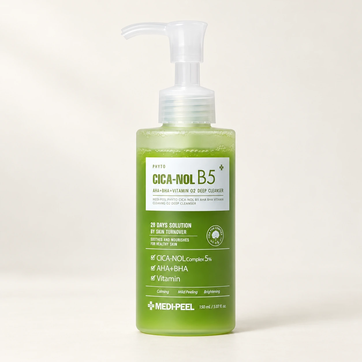 PHYTO CICA-NOL B5 AHA BHA VITAMIN CALMING O2 DEEP CLEANSER